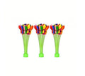 3 Seturi x 37 baloane tip bombe cu apa, cu adaptor inclus, multicolor, 3 ani+