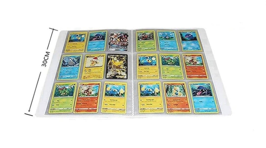 Album Pokemon 3D, pentru 216 cartonase, albastru, 30 cm x 23 cm