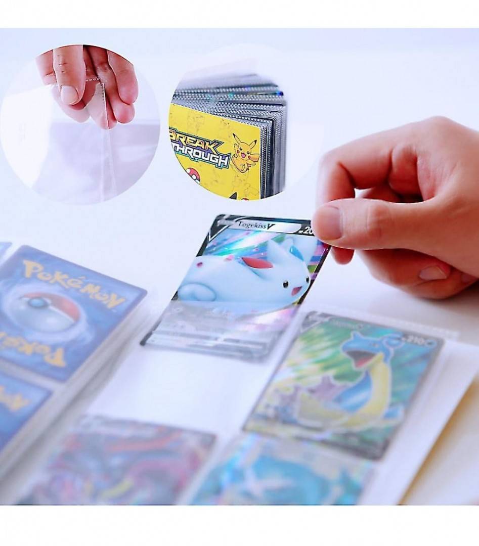 Album Pokemon 3D, pentru 216 cartonase, albastru deschis, 30 cm x 23 cm