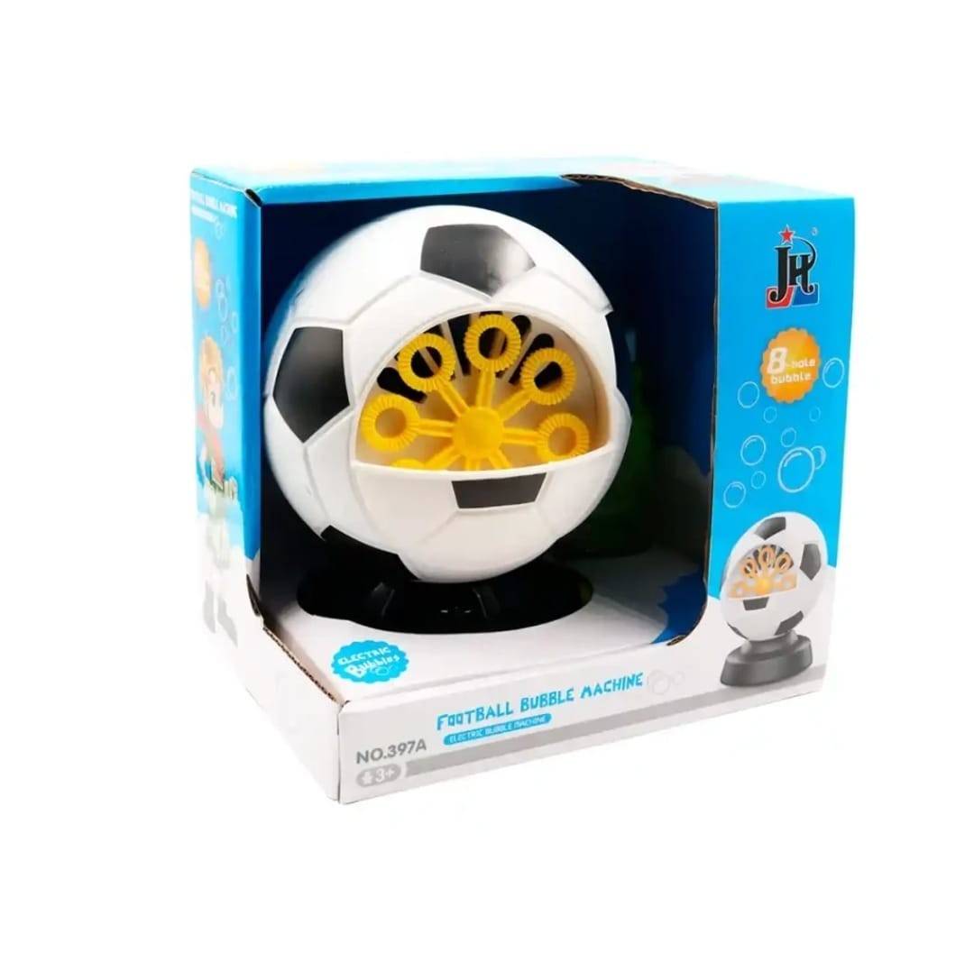 Aparat de facut baloane de sapun, Minge de Fotbal, alb/negru, 15 cm