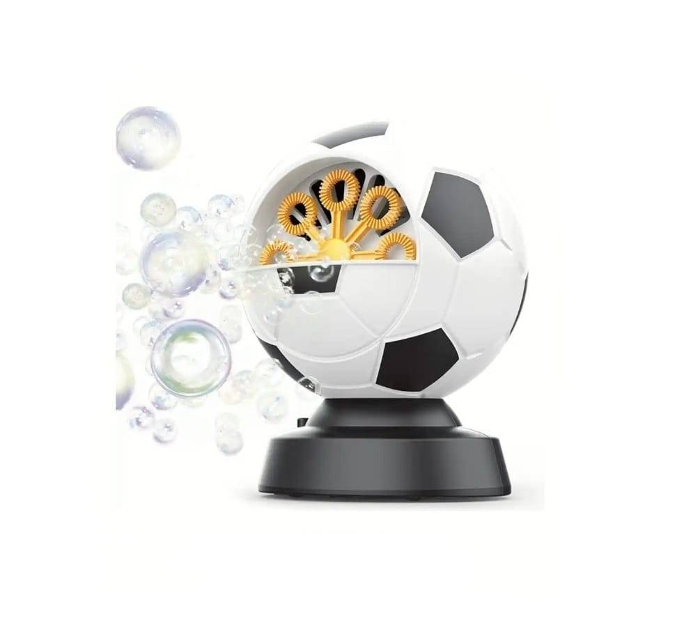 Aparat de facut baloane de sapun, Minge de Fotbal, alb/negru, 15 cm