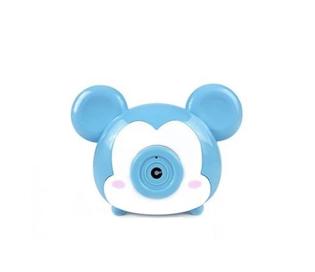 Aparat foto de jucarie tip Minnie, Mickey, baloane de sapun, 18 cm