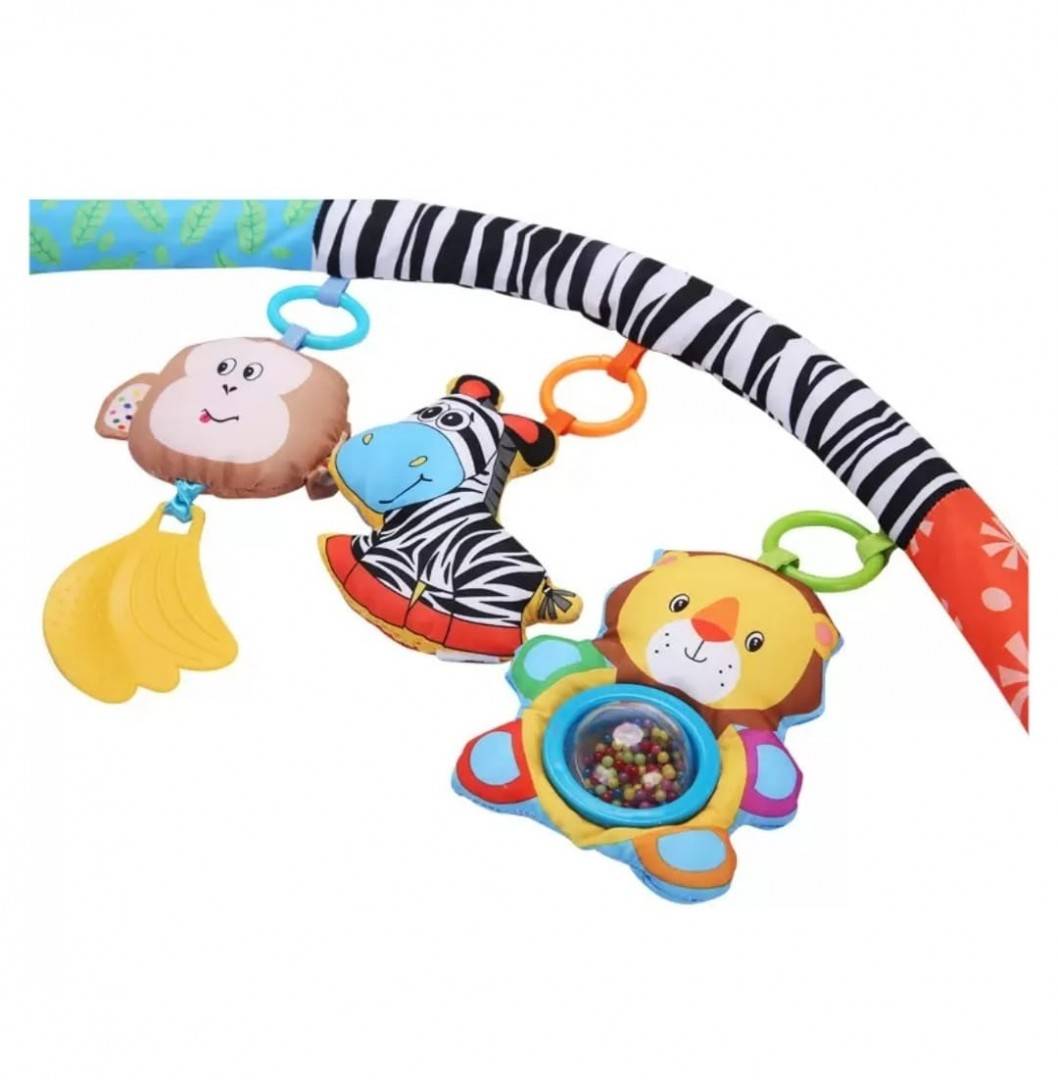 Arcada patut bebelusi cu jucarii zornaitoare, multicolor