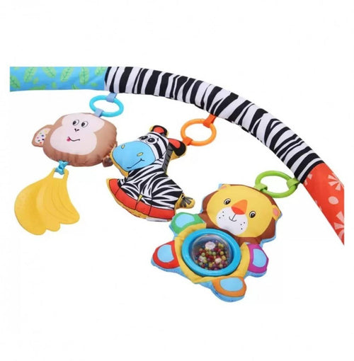 Arcada patut bebelusi cu jucarii zornaitoare, multicolor