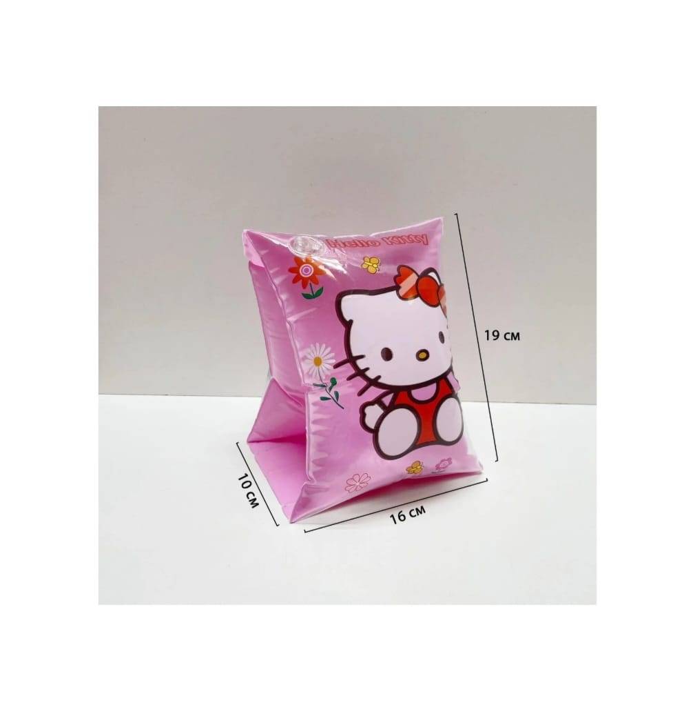 Aripioare inot pentru copii, model Hello Kitty, roz, 3 ani+