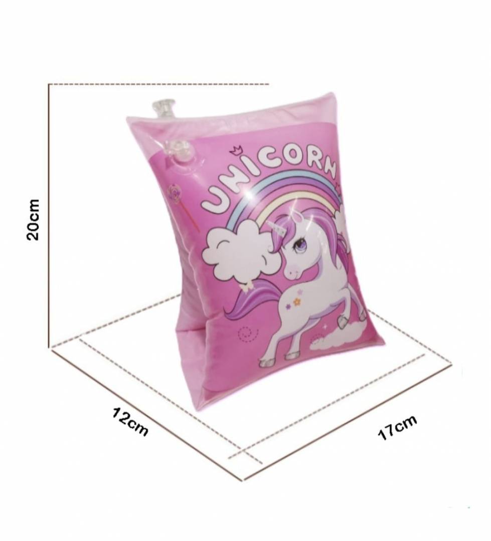 Aripioare inot pentru copii, model Unicorn, mov deschis, 3 ani+