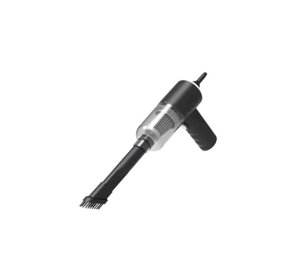 Aspirator portabil, 3 in 1, ideal masina, casa si birou, 120W, autonomie 20 minute, aspirare si suflare, negru