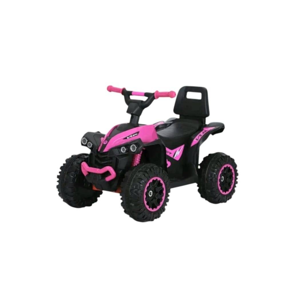 ATV Electric cu acumulator pentru copii, Mini Monster, Lungime 68 cm, 3-6 ani, Max 30 kg, 6V, multicolor