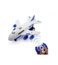 Avion cu telecomanda, Aero Bus, sunete si lumini, alb/bleu