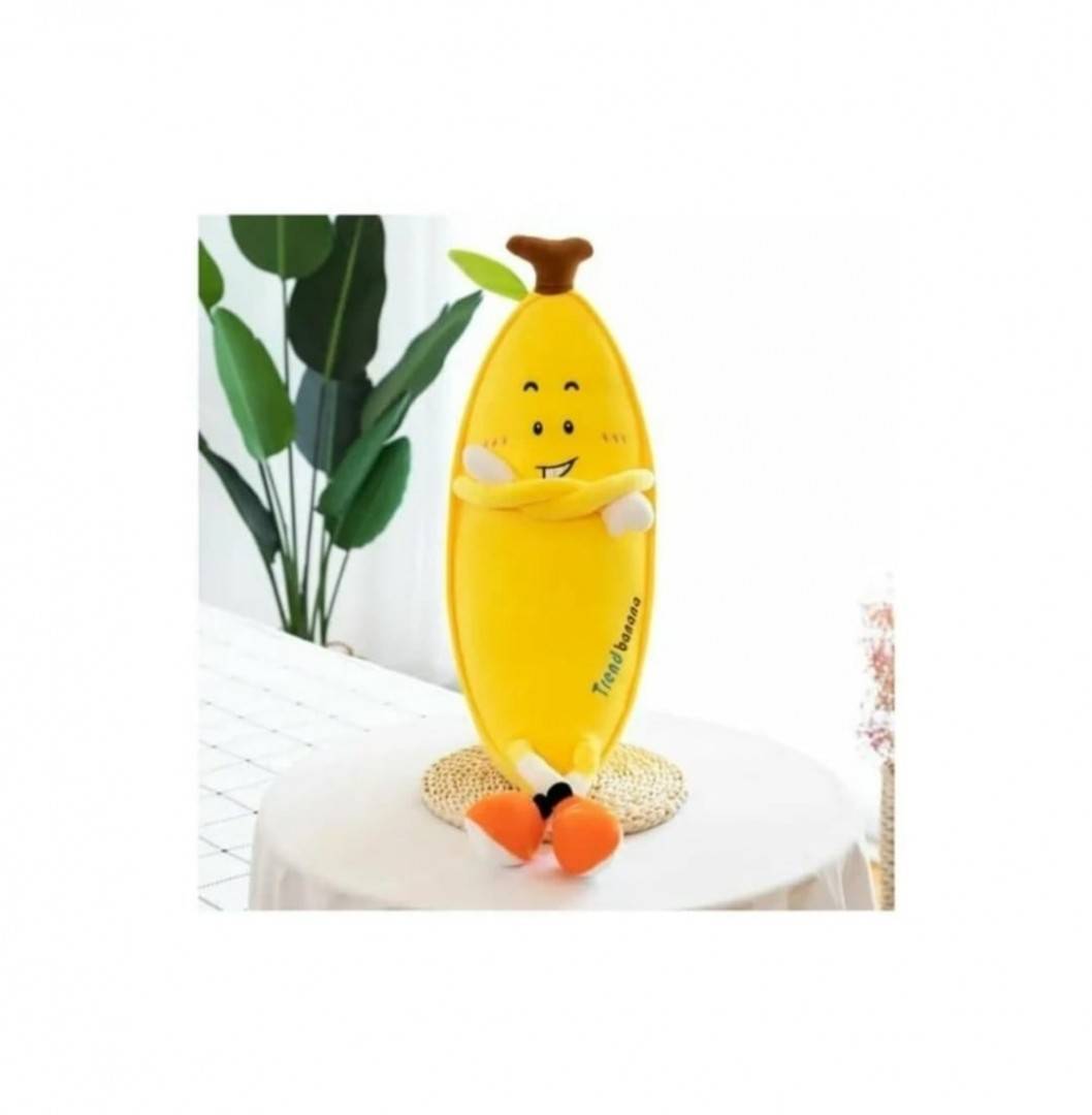 Banana de plus, galben, 80 cm