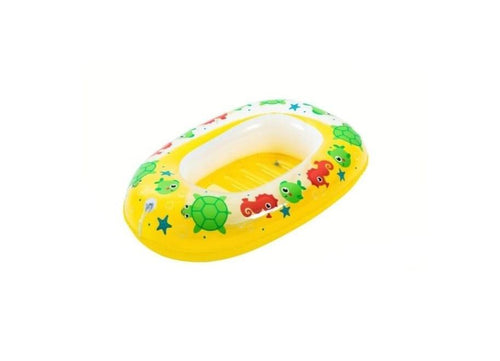 Barca gonflabila pentru copii, Bestway, 102 cm x 69 cm, galben