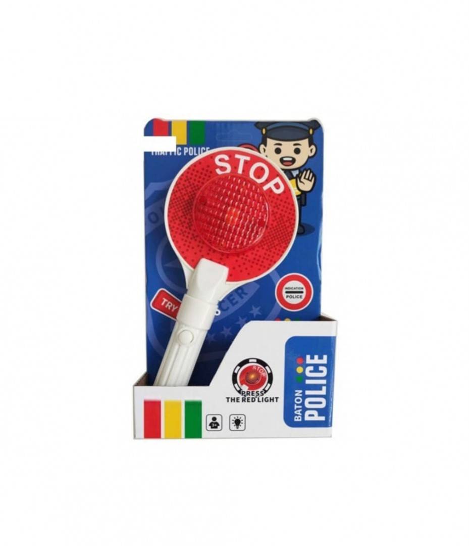 Baston de traficr4 interactiv Politist, cu lumina, multicolor