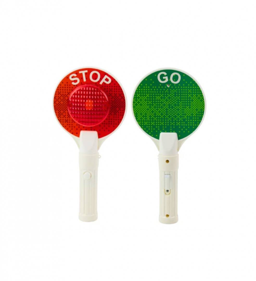 Baston de traficr4 interactiv Politist, cu lumina, multicolor
