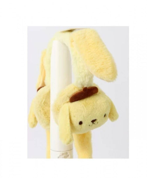 Bentita cu urechi miscatoare pufoasa, Kawaii Kuromi, galben – imagine 2 | Masha Shop