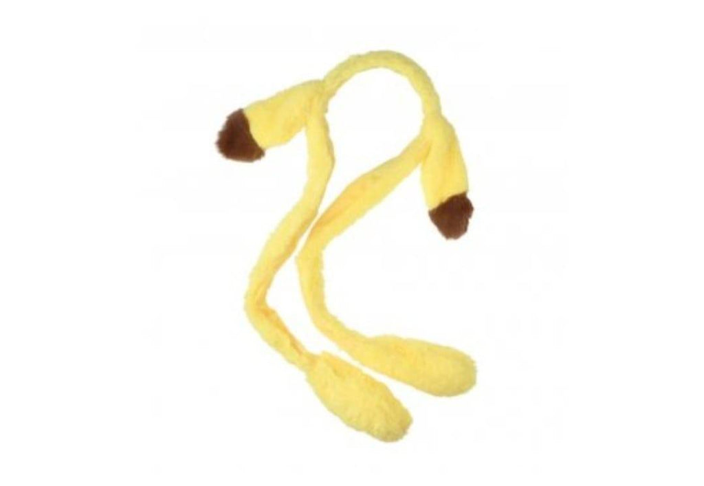 Bentita tip Pikachu, cu urechi miscatoare pufoasa, led, galben