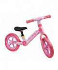 Bicicletă fără pedale pentru copii, model Dino, de echilibru,12 inch, roz, 2 ani+
