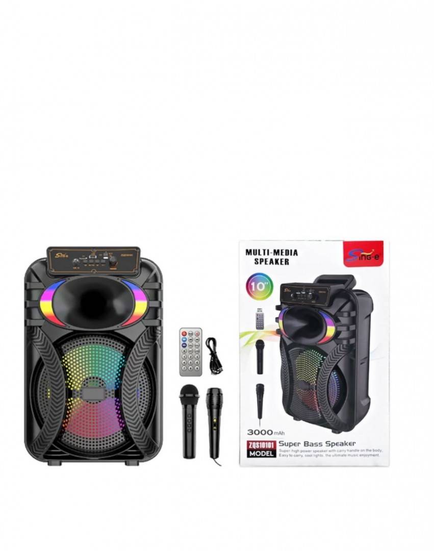 Boxa portabila cu bluetooth ZQS 10101 de 10 inch putere 20000W