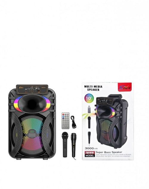 Boxa portabila cu bluetooth ZQS 10101 de 10 inch putere 20000W – imagine 2 | Masha Shop