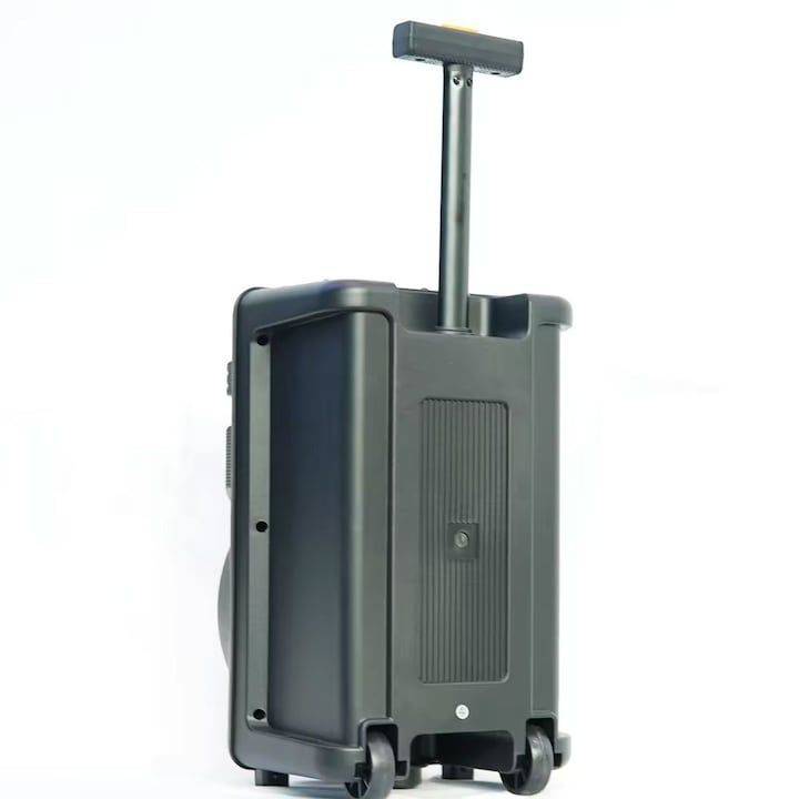 Boxa Portabila HOZRO, Model ZQS-8158, Bluetooth, Microfon Wireless, Lumini LED Party, Radio FM si Baterie Reincarcabila Puter