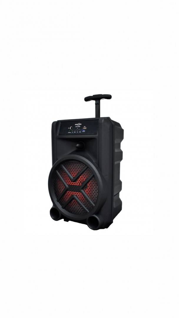 Boxa Portabila Wireless GTS 1630, difuzor 8", Microfon inclus, HD Audio, Suport SD Card, USB, FM Radio, Negru
