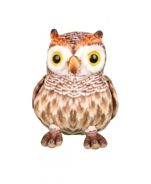 Bufnita de plus, maro, 22 cm | Masha Shop