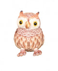 Bufnita de plus, multicolor, 22 cm
