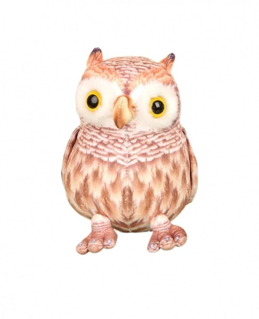 Bufnita de plus, multicolor, 22 cm