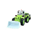 Buldozer metalic mecanic scara 1:40, sunete si lumini, multicolor, 23 cm