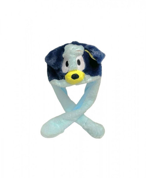 Caciula pentru copii, model Bluey, leduri si miscari din urechi, blue | Masha Shop