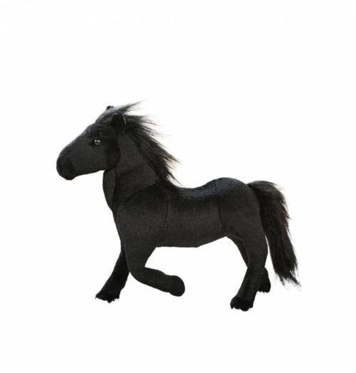 Cal de plus, realist, alb, negru, maro, 37 cm – imagine 2 | Masha Shop