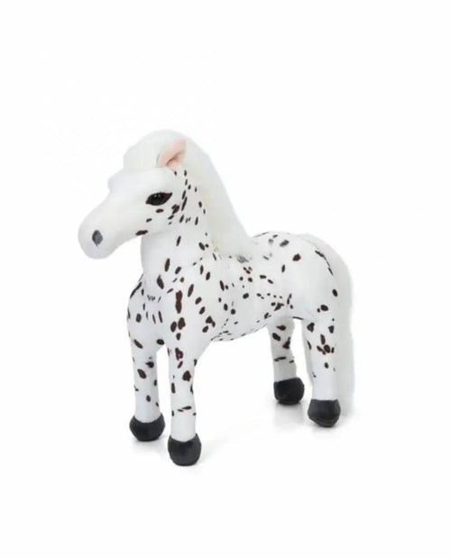Cal de plus, realist, alb/negru, 27 cm | Masha Shop