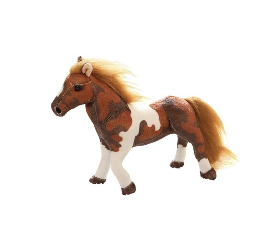 Cal de plus, realist, MASHASHOP, maro/alb, 28 cm