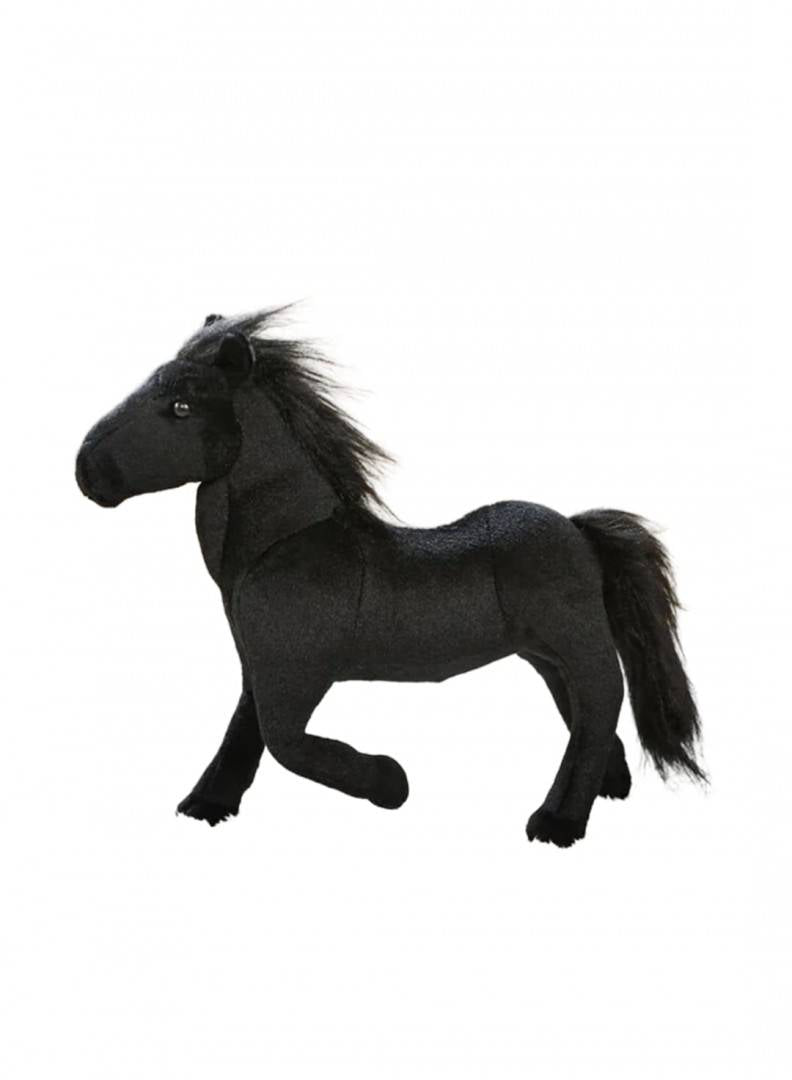 Cal de plus, realist, negru, 27 cm