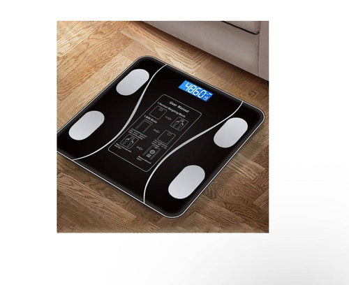 Cantar SMART electronic cu monitorizare personalizata, Wireless BMI BlueTooth Digital Body Health Culoare Negru ABYZ –