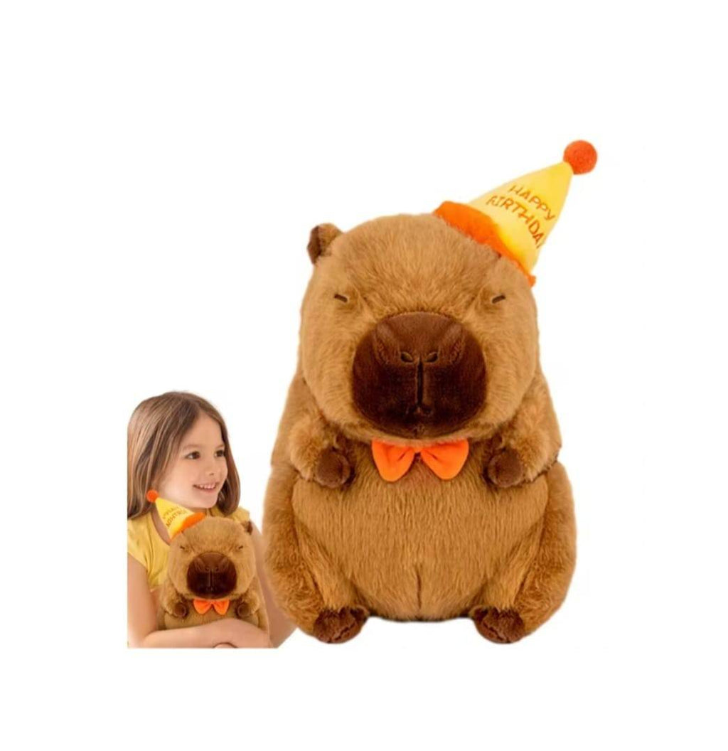 Capibara de plus, Happy Birthday, MASHASHOP, multicolor, 25 cm
