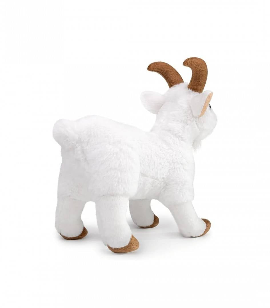 Capra de plus, realista, MASHASHOP, alb, 27 cm