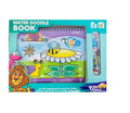 Carte de colorat cu apa, Plante, stilou magic, multicolor, 20 cm