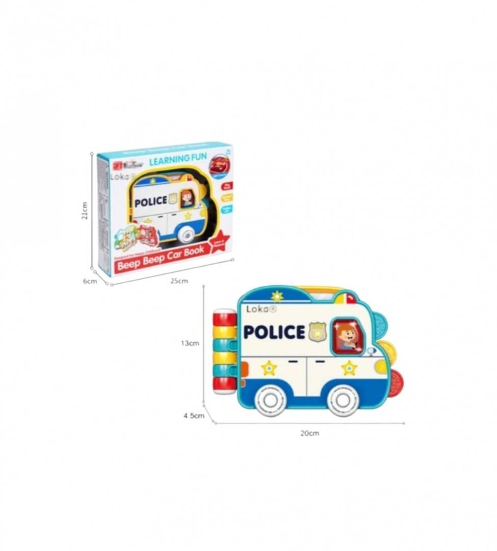 Carte interactiva, electronica, Eroii de serviciu, multicolor, 1 an+
