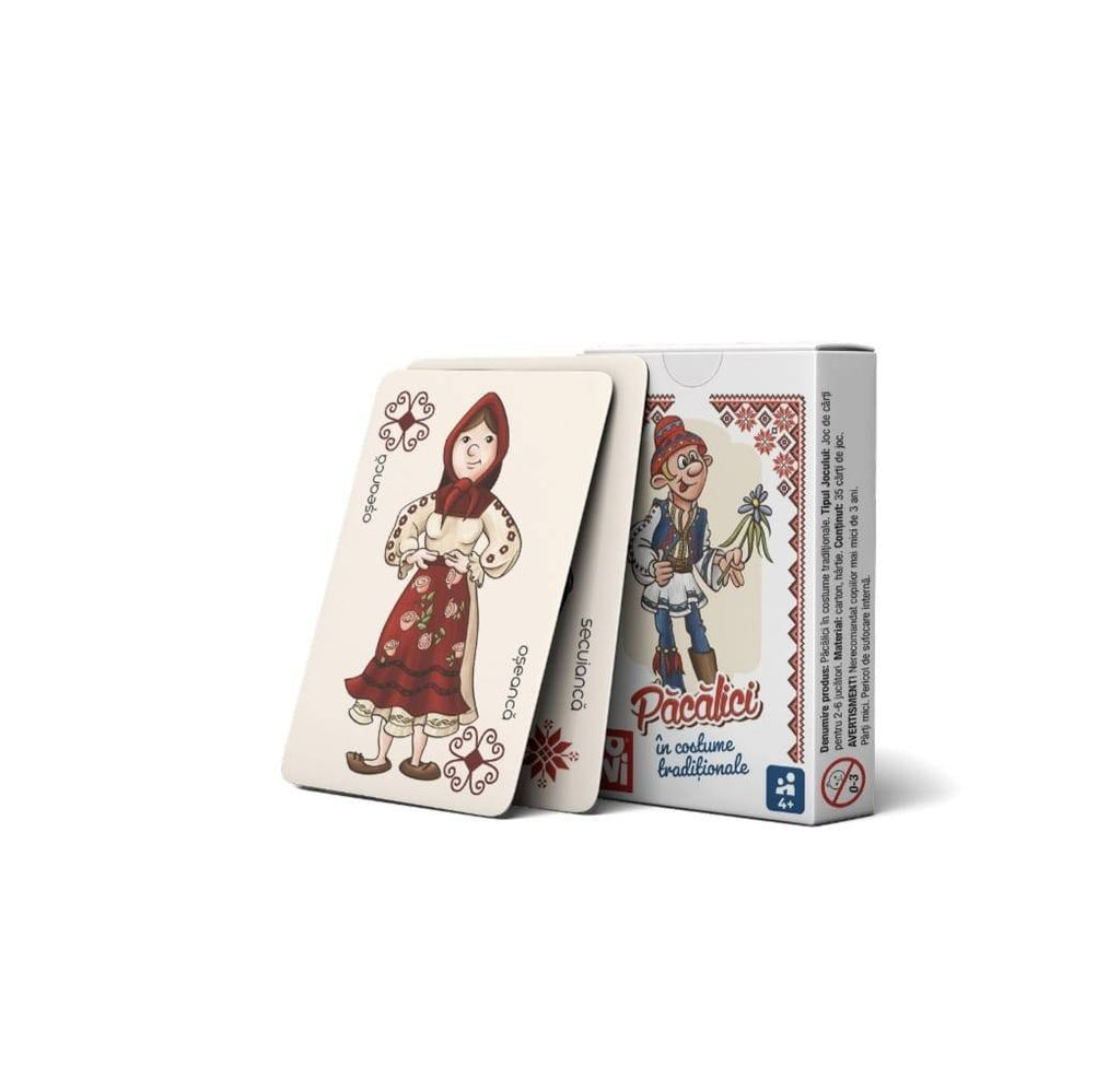 Carti de joc - Pacalici, in costume traditionale, multicolor, 4 ani+