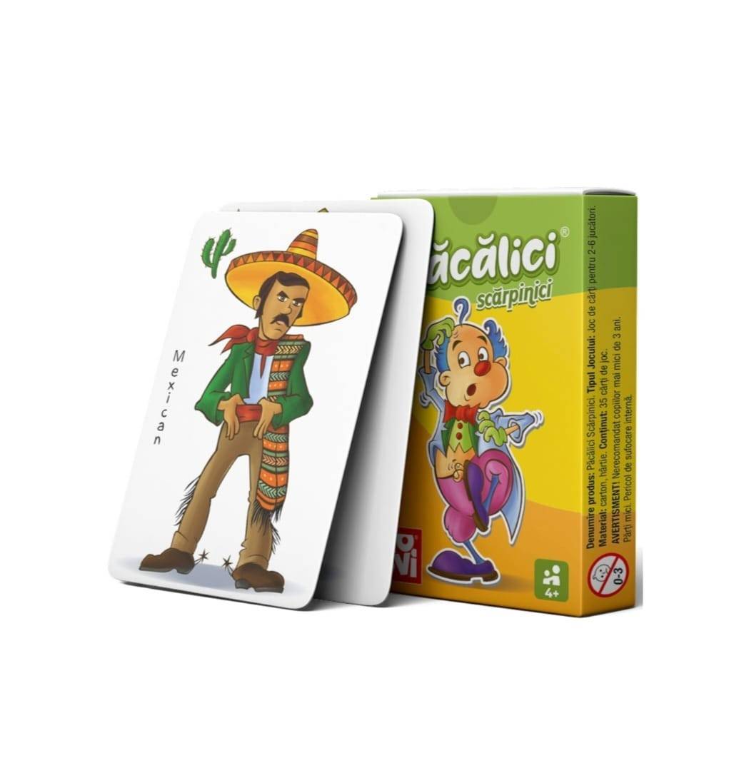 Carti de joc - Pacalici Scarpinici, 4 ani+