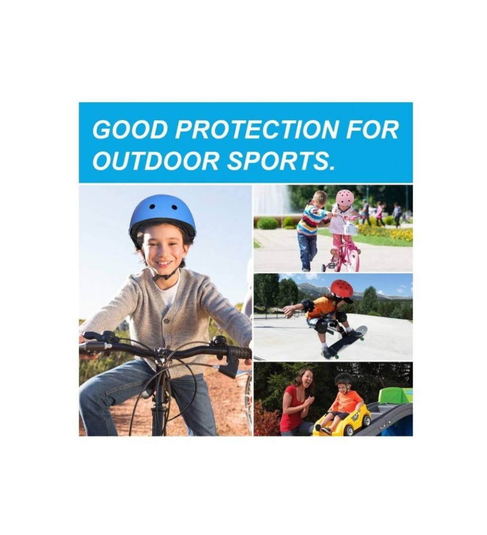 Cască de protecție sport pentru copii, ajustabila, albastru, 4 ani+