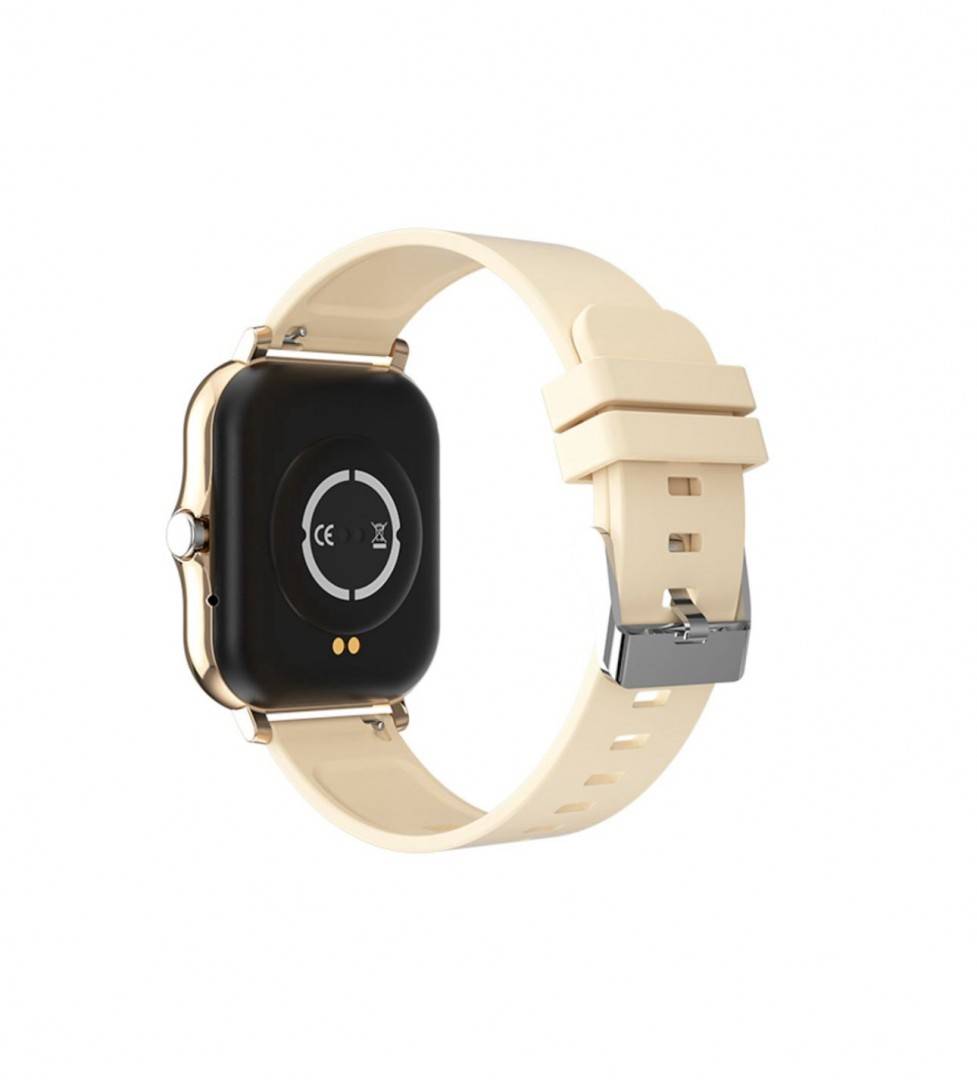 Ceas Inteligent Y13 Smart Watch Auriu - Ecran de 1.69 inch TFT, Monitorizare Ritm Cardiac, Pasi, Calorii, Somn si Notificari,