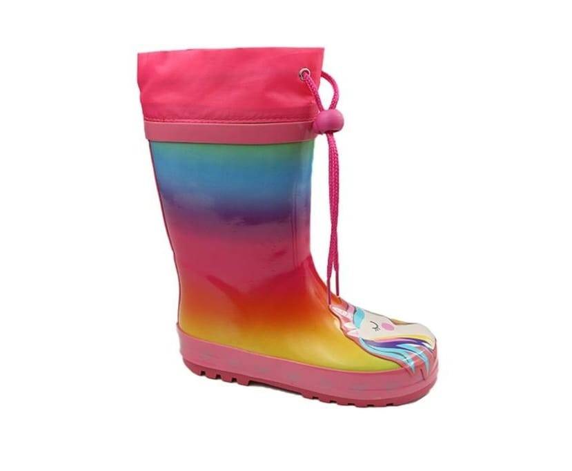 Cizme de cauciuc, Apawwa B206 Curcubeu, multicolor, marimea 21 - 32