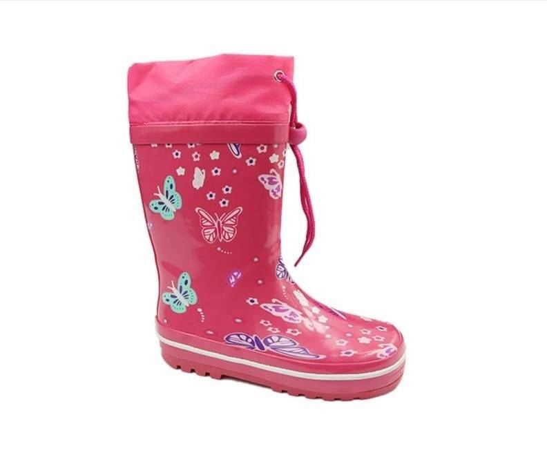 Cizme de cauciuc, Apawwa B209 Fluturas, roz, marimea 27 - 32
