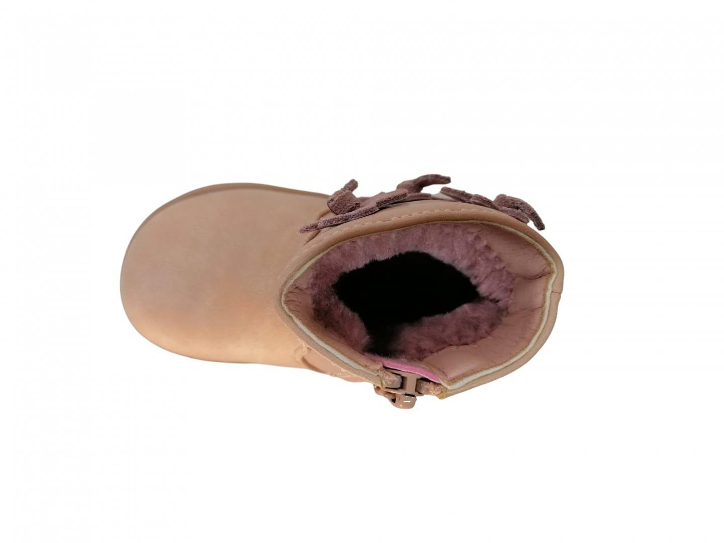 Cizme imblanite pentru fete, Apawwa GD466, pink, 21 EU - 26 EU