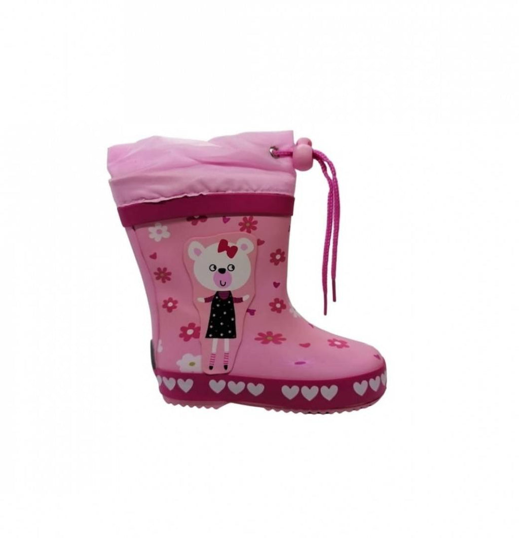 Cizme Ploaie Copii, BL&KI00853, pink, marimea 22 - 24