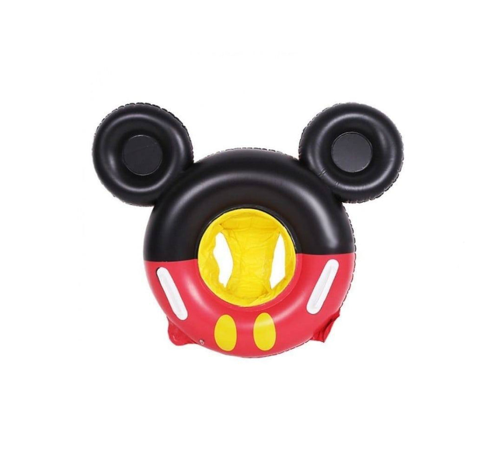 Colac bebe pentru inot, model Mickey, cu chilotel plasa, multicolor, 60 cm, 2 ani+