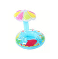 Colac Bebe,cu protectie solara, Stea de mare,albastru, 1 an+