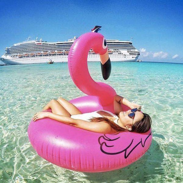 Colac gonflabil Flamingo, XXL, 110 cm