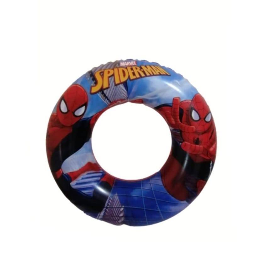 Colac gonflabil, model Spiderman, multicolor, 70 cm